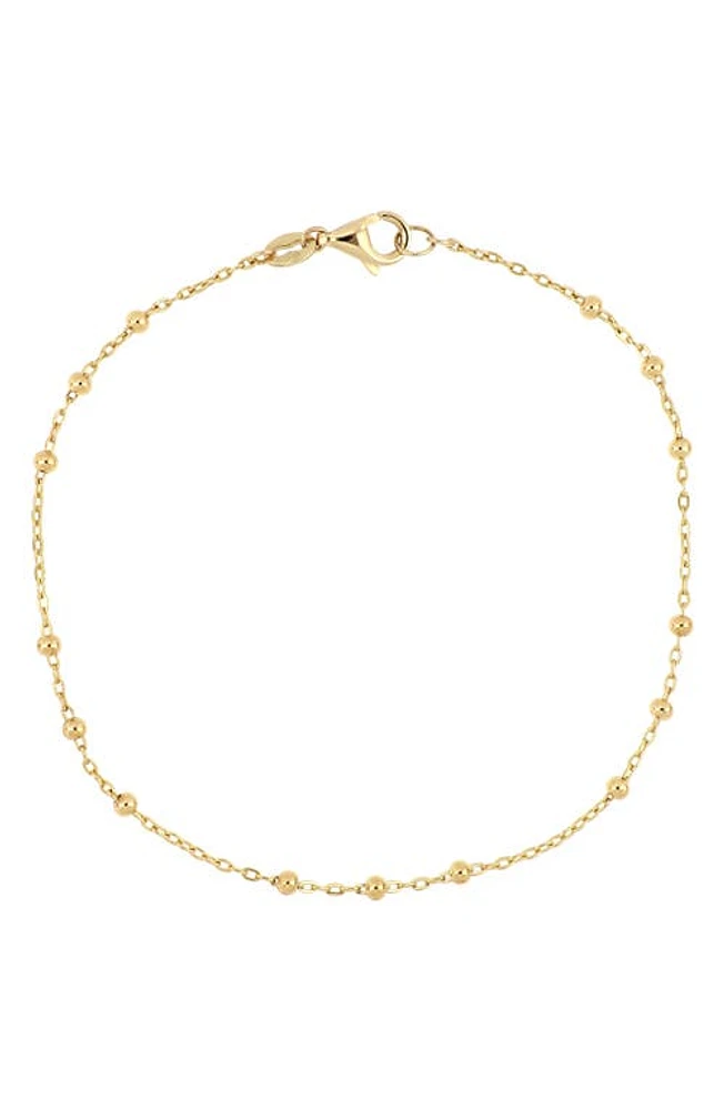 Bony Levy Mykonos 14K-Gold Station Bracelet in 14K Yellow Gold at Nordstrom, Size 5.5