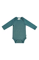 Kyte BABY Long Sleeve Bodysuit in Emerald at Nordstrom