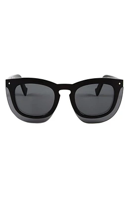 Grey Ant Inbox 48mm Square Sunglasses in Black/Grey at Nordstrom