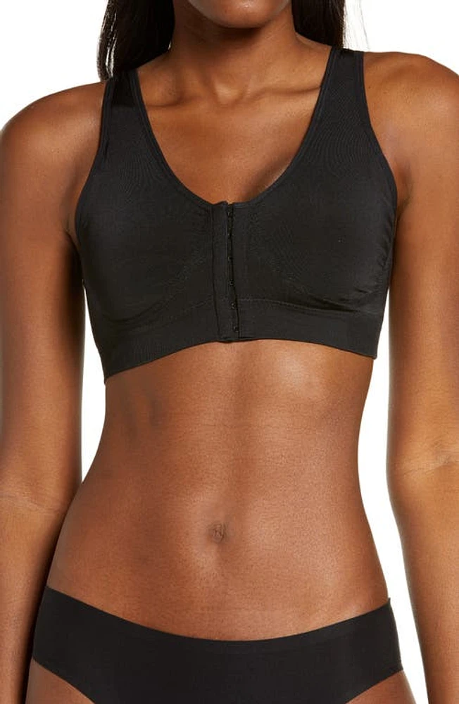 Wacoal B Smooth Front Closure Bralette Black at Nordstrom,