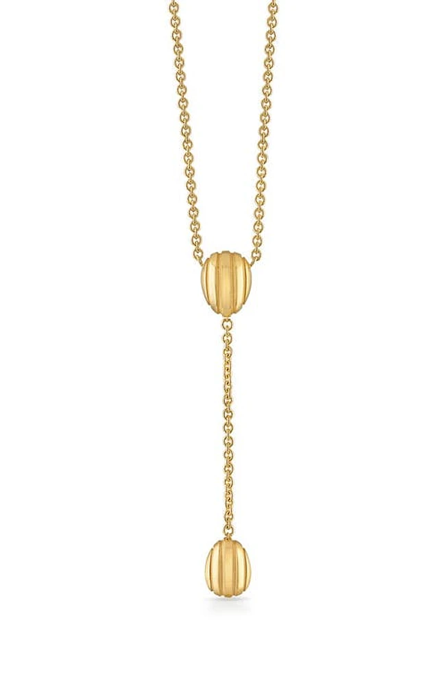 Pamela Zamore Eos Lariat Y-Necklace in Gold at Nordstrom