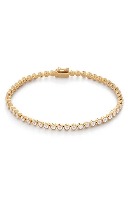 Monica Vinader Diamond Essential Tennis Bracelet 18Ct Gold Vermeil On Sterling at Nordstrom,