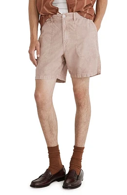 Madewell Sun Faded Chino Shorts Vintage Petal at Nordstrom,