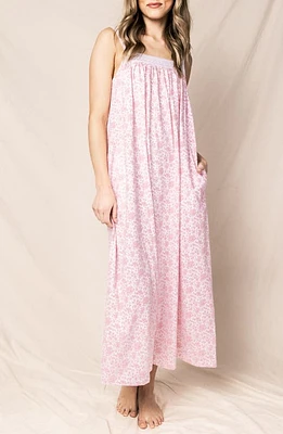 Petite Plume Sussex Camille Pima Cotton Nightgown in Pink at Nordstrom, Size Small