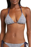 lemlem Malia Triangle Bikini Top Sisay Blue at Nordstrom,