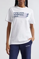 Sporty & Rich NY Wellness Club Cotton Graphic T-Shirt White at Nordstrom,