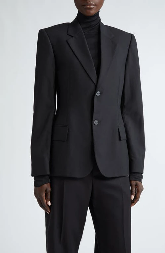 Balenciaga Tailored Wool Blazer Black at Nordstrom, Us