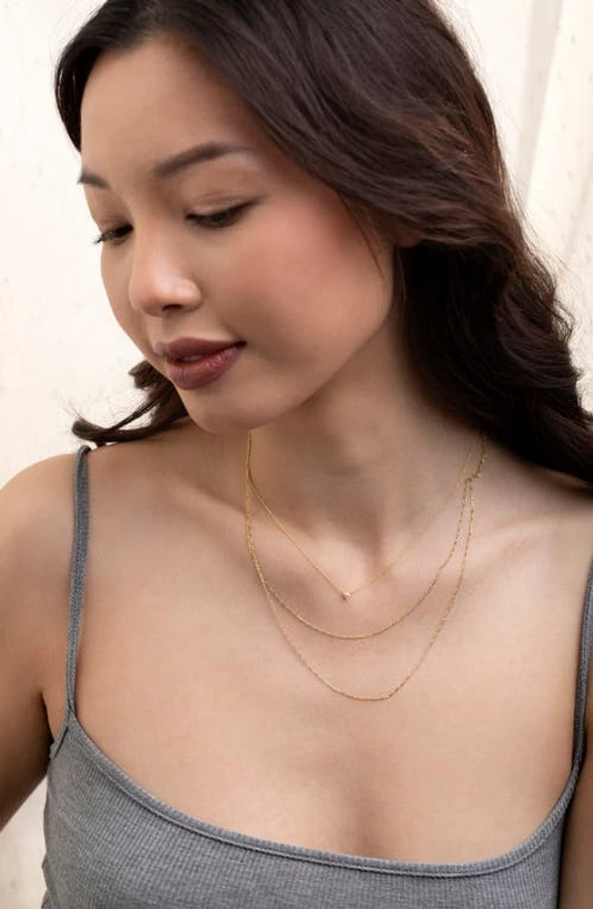 Bony Levy 14K Gold Mixed Chain Necklace in 14K Yellow Gold at Nordstrom