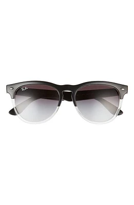 Ray-Ban 54mm Gradient Round Sunglasses in Black at Nordstrom