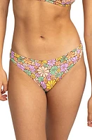 Roxy All About Sol Hipster Bikini Bottoms Root Beer at Nordstrom,