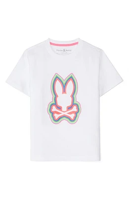 Psycho Bunny Kids' Maybrook Graphic T-Shirt White at