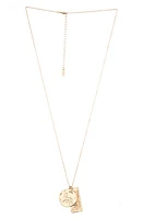 Ettika Long Zodiac Charm Necklace in Leo at Nordstrom