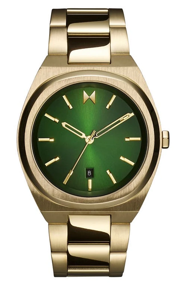 MVMT WATCHES Airhawk Pilot Bracelet Watch, 42mm in Green at Nordstrom