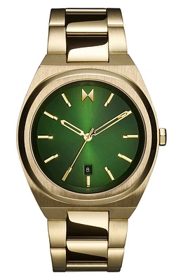 MVMT WATCHES Airhawk Pilot Bracelet Watch, 42mm in Green at Nordstrom