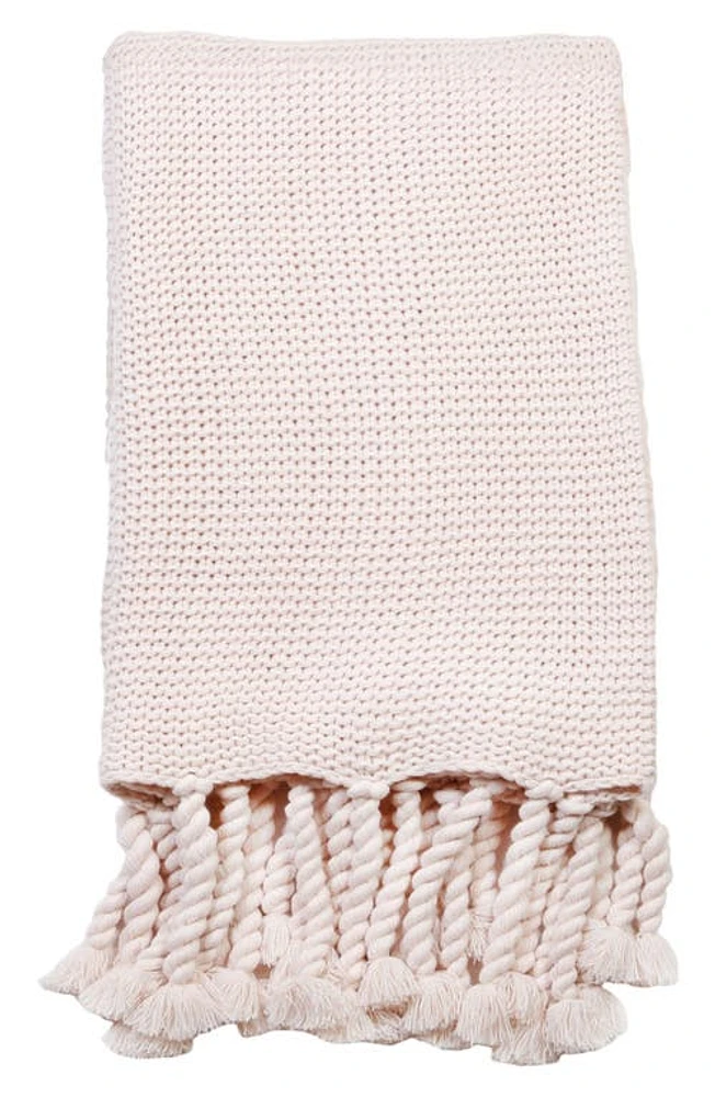 Pom Pom at Home Trestles Oversize Throw Blanket in Blush at Nordstrom