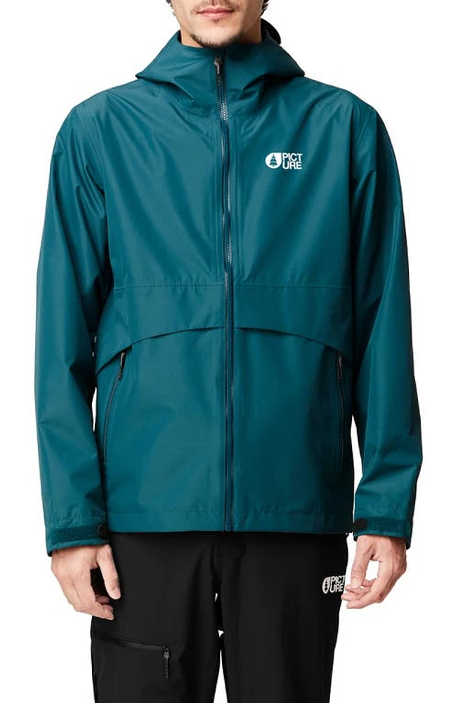 Picture Organic Clothing Volute Water Repellent Hooded Jacket Deep at Nordstrom,