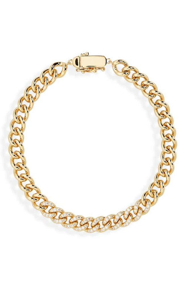 Nadri Large Link Curb Chain Bracelet in Gold at Nordstrom