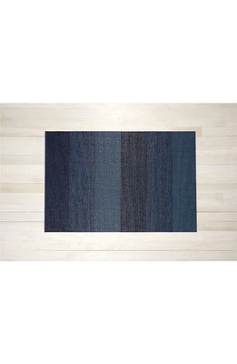 Chilewich Marble Stripe Indoor/Outdoor Utility Mat in Bay Blue at Nordstrom