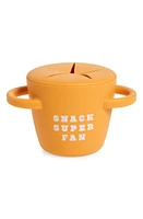 Bella Tunno Snack Super Fan Happy Snacker Cup & Lid in Orange at Nordstrom