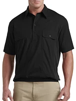 Harbor Bay by DXL Banded-Hem Polo Shirt at Nordstrom,