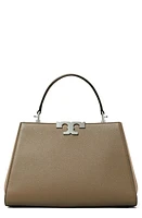 Tory Burch Small Eleanor Pebble Leather Satchel in Wild Mushroom at Nordstrom