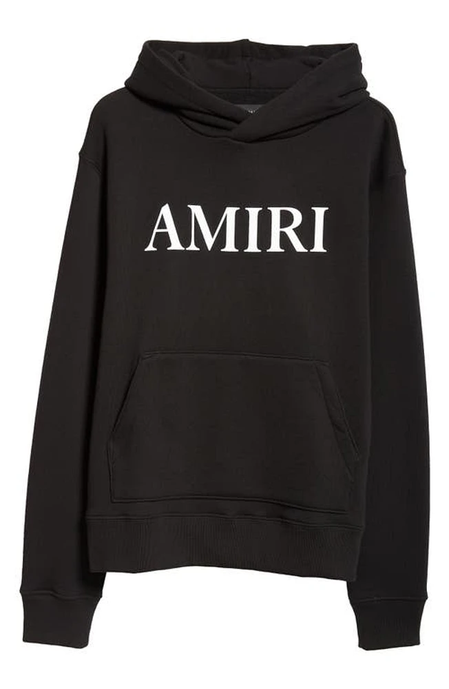 AMIRI Core Logo Hoodie Black at Nordstrom,