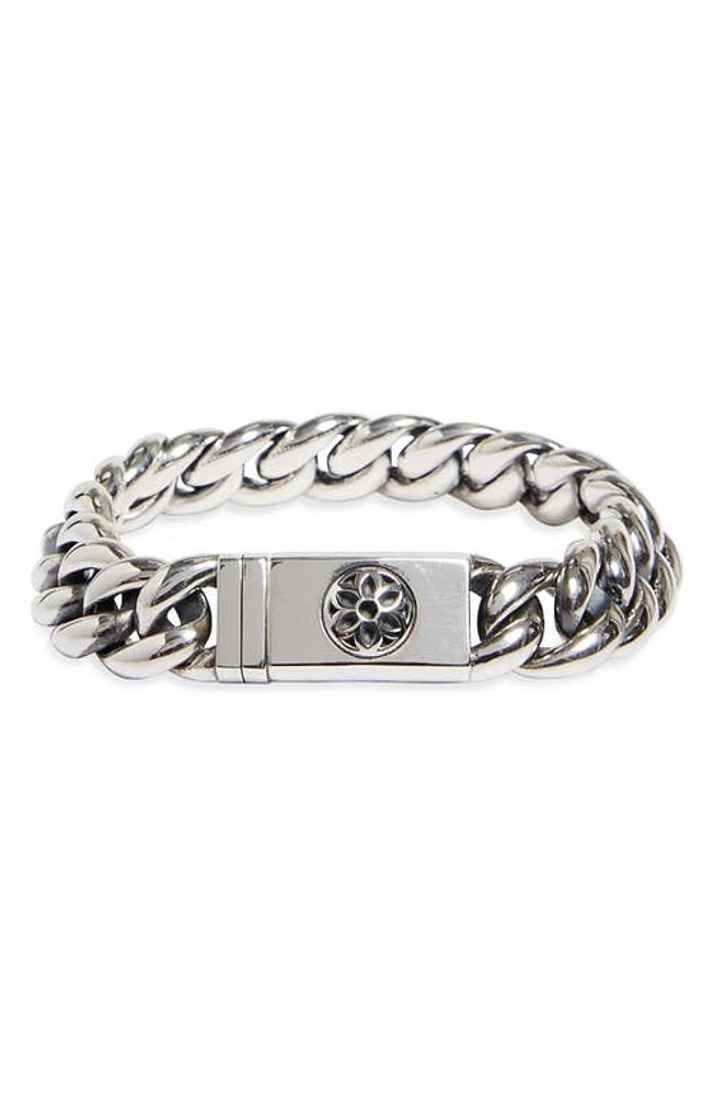 Good Art Hlywd B & T Curb Link Bracelet Silver at Nordstrom,