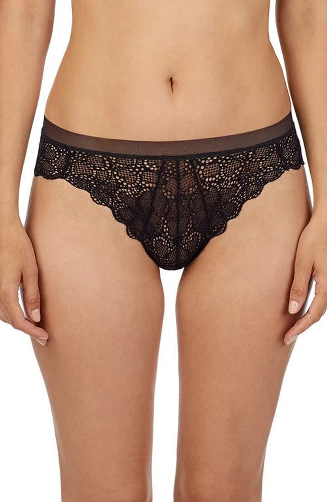 DKNY Superior Lace Brazilian Bikini Black at Nordstrom,