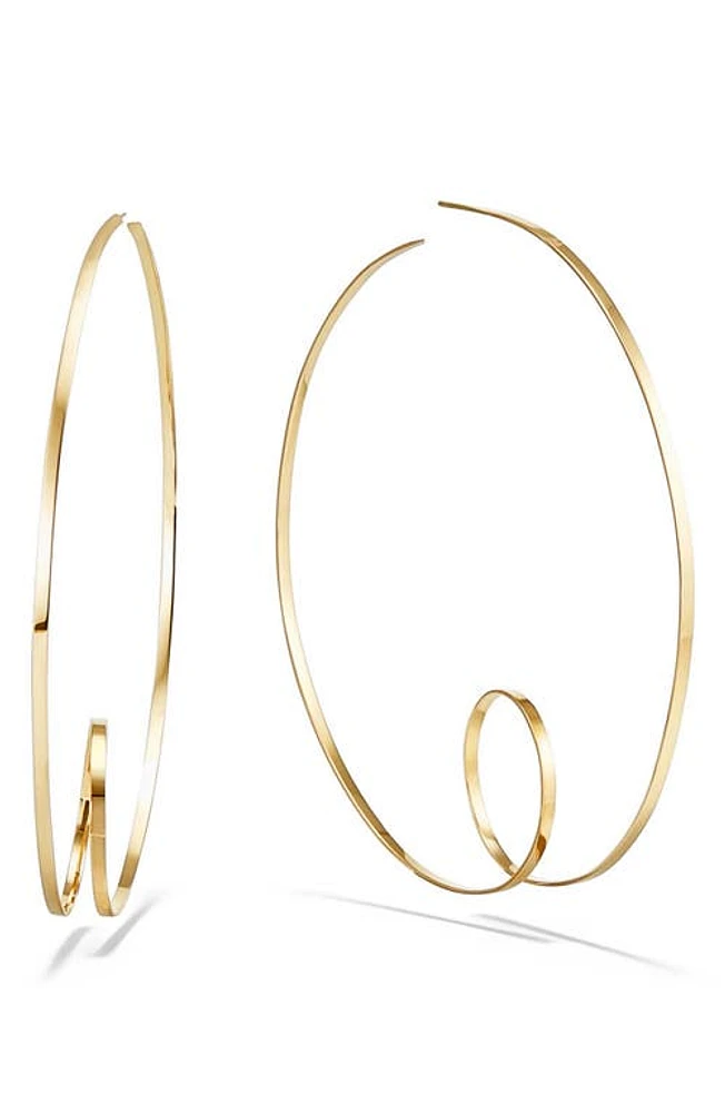 Lana Mega Loop Hoop Earrings in Yellow at Nordstrom