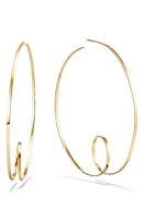 Lana Mega Loop Hoop Earrings in Yellow at Nordstrom