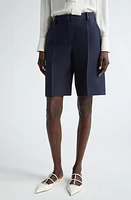 Valentino Garavani Tailored Crepe Couture Bermuda Shorts Navy at Nordstrom, Us