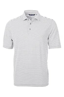 Cutter & Buck Virtue Eco Piqué Stripe Polo at Nordstrom,