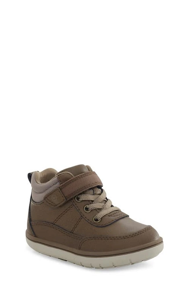 Stride Rite Kids' Braxton Sneaker Espresso at Nordstrom,