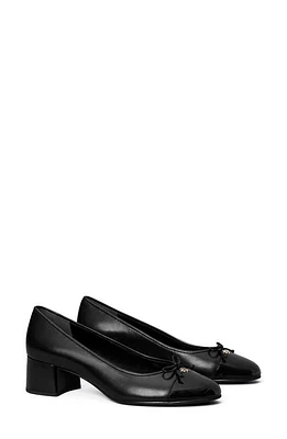 Tory Burch Cap Toe Pump Perfect Black /Perfect at Nordstrom,