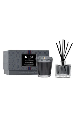 NEST New York Charcoal Woods Scented Candle & Diffuser Set at Nordstrom