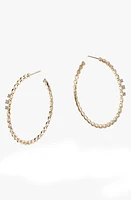 Lana Triple Solo Mega Diamond Hoop Earrings in Yellow at Nordstrom