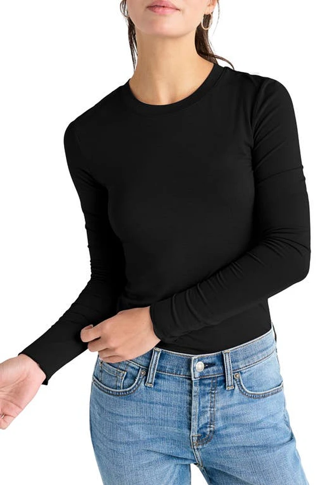 Splendid Long Sleeve T-Shirt Black at Nordstrom,