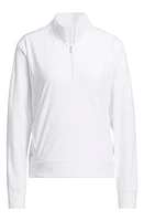 adidas Golf Ultimate365 Performance Half-Zip Pullover White at Nordstrom,