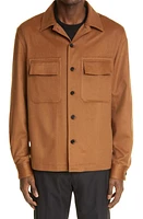 ZEGNA Cashmere Shirt Jacket Vicuna at Nordstrom,