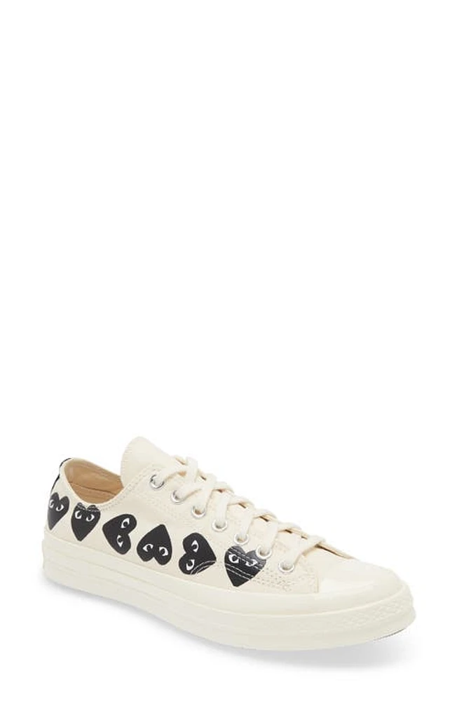 Comme des Garçons PLAY x Converse Gender Inclusive Chuck Taylor Heart Low Top Sneaker at Nordstrom, Women's