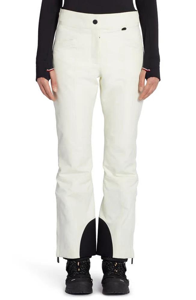 Moncler Grenoble Gore-Tex Water Resistant Ski Pants in White at Nordstrom, Size Small