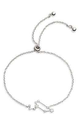 Sterling Forever Zodiac Bracelet in Silver Leo at Nordstrom