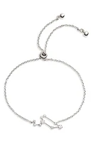 Sterling Forever Zodiac Bracelet in Silver Leo at Nordstrom