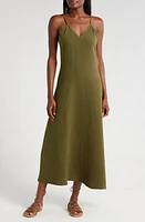 Nordstrom V-Neck Cover-Up Maxi Dress at Nordstrom,