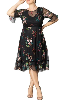 Kiyonna Wildflower Embroidered Dress at Nordstrom,