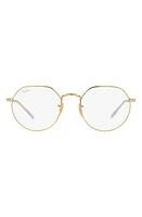 Ray-Ban 53MM JACK POLARIZED IRREGULAR in Gold Flash at Nordstrom