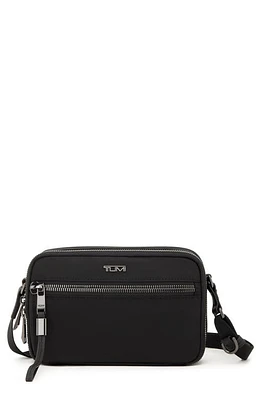 Tumi Langley Crossbody Bag in Black/Gunmetal at Nordstrom