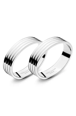 Georg Jensen Bernadotte Set of 2 Napkin Rings in Silver at Nordstrom