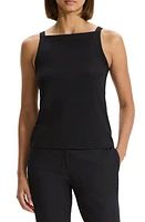 Theory Square Neck Knit Tank Black at Nordstrom,