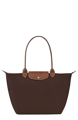 Longchamp Large Le Pliage Tote in Ebony at Nordstrom